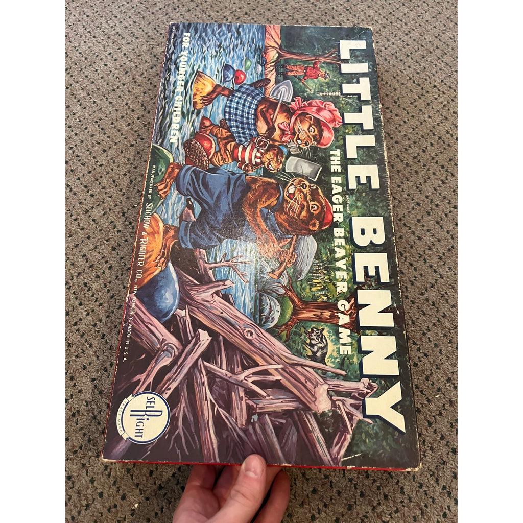 Little Benny: The Eager Beaver Board Game 1957 Selchow & Righter 99.9% Complete