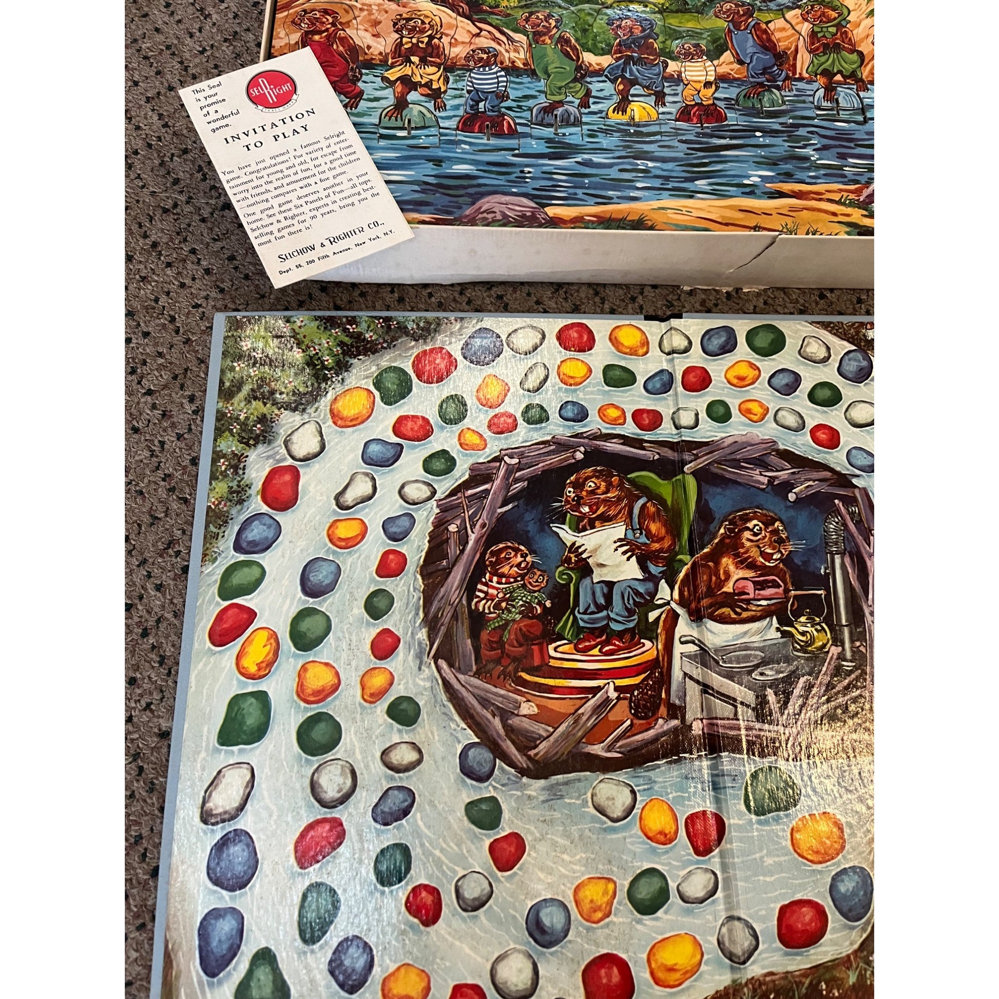 Little Benny: The Eager Beaver Board Game 1957 Selchow & Righter 99.9% Complete