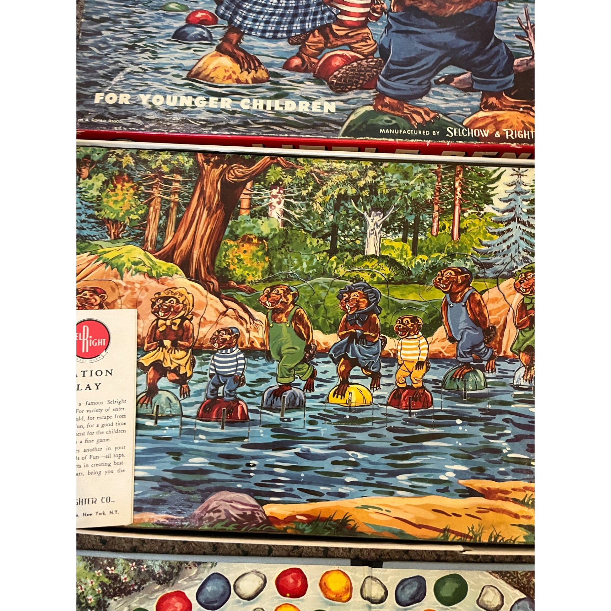Little Benny: The Eager Beaver Board Game 1957 Selchow & Righter 99.9% Complete