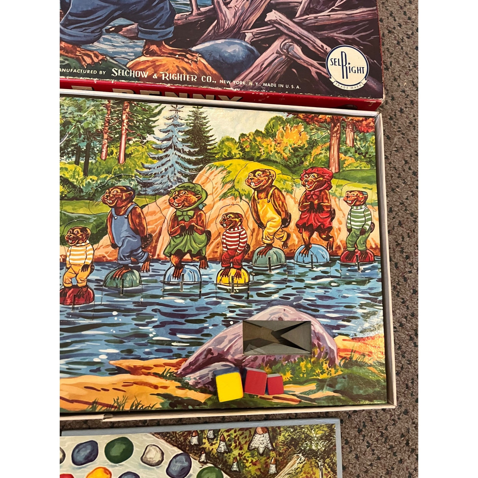 Little Benny: The Eager Beaver Board Game 1957 Selchow & Righter 99.9% Complete