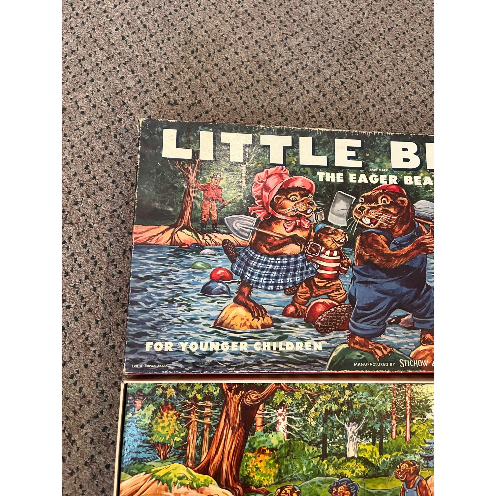 Little Benny: The Eager Beaver Board Game 1957 Selchow & Righter 99.9% Complete