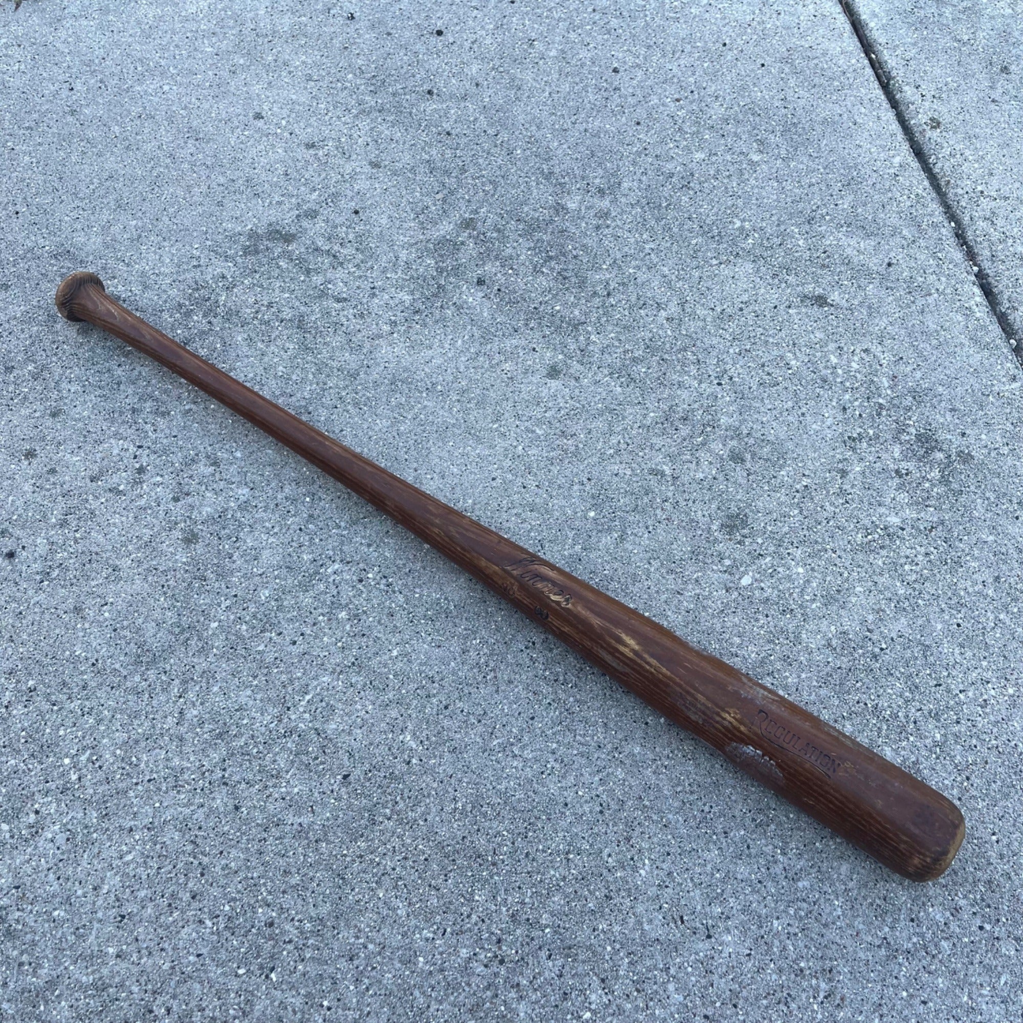 Vintage 1930s Winner Regulation #90 Wood Baseball Bat Early Antique Old Baseball