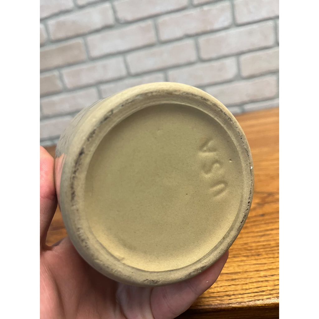 Vintage 1950s Wisconsin State University Oshkosh College Stoneware Jug