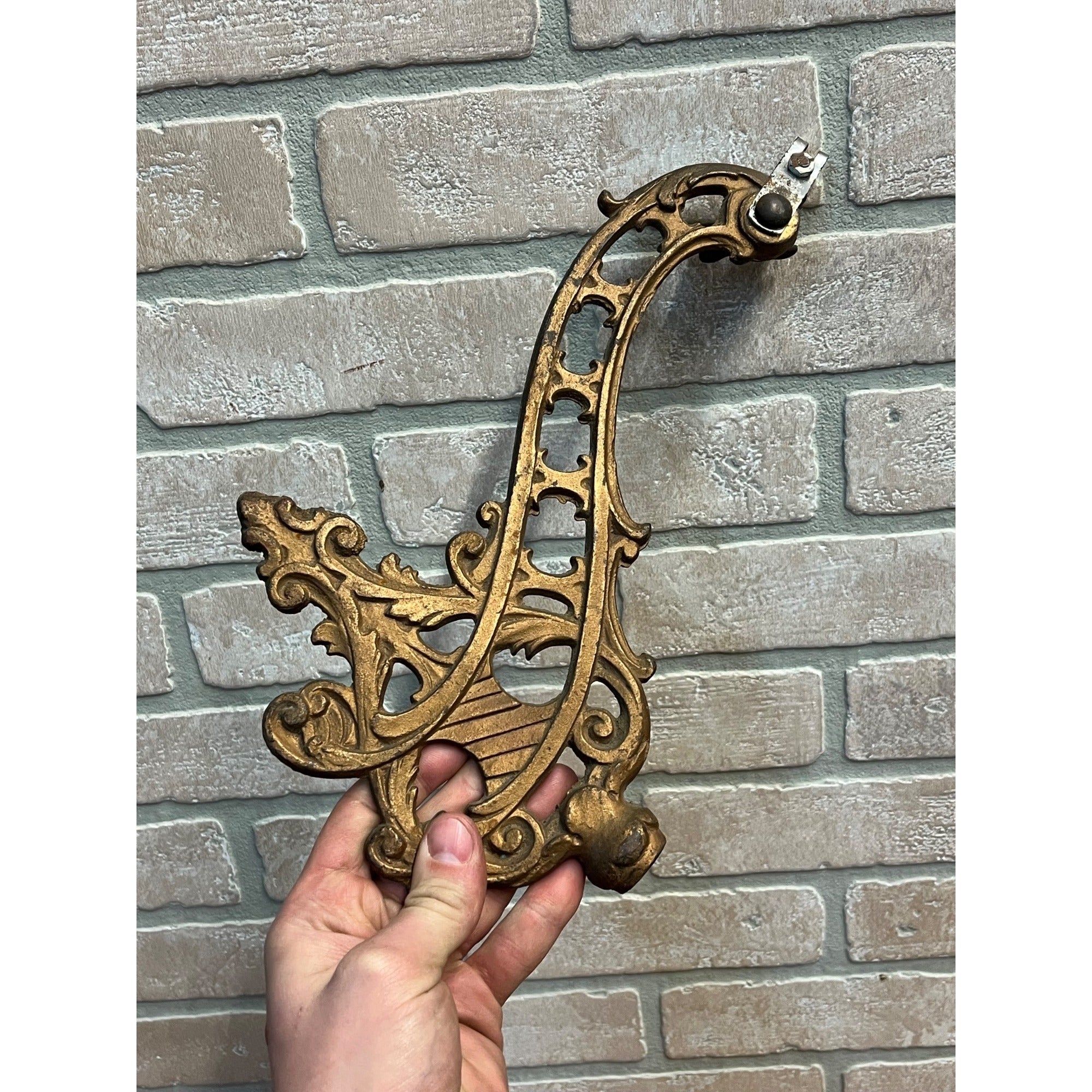 Antique Bridge Lamp Arm Cast Iron Victorian Floor Lamp Parts Replacement