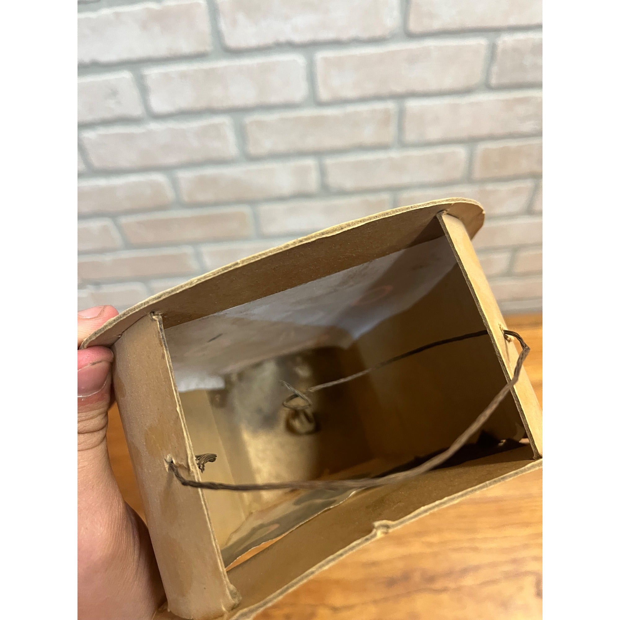 RARE Vintage Antique Halloween Skull Lantern Cardboard Dolly Toy Co.