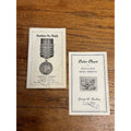 Regulation War Medals by George Studley Sales / Reference Booklet 1940s