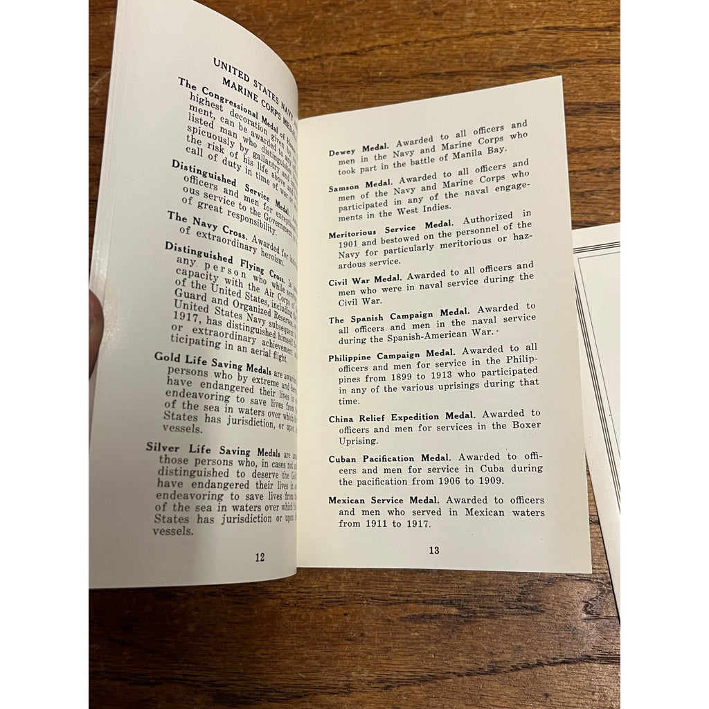 Regulation War Medals by George Studley Sales / Reference Booklet 1940s