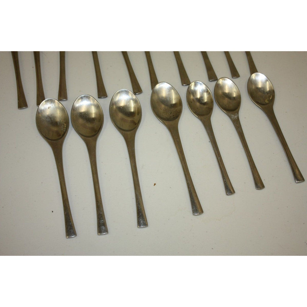 RARE Vintage MCM Dansk Odin Stainless Steel Flatware 24pc Set Jens Quistgaard