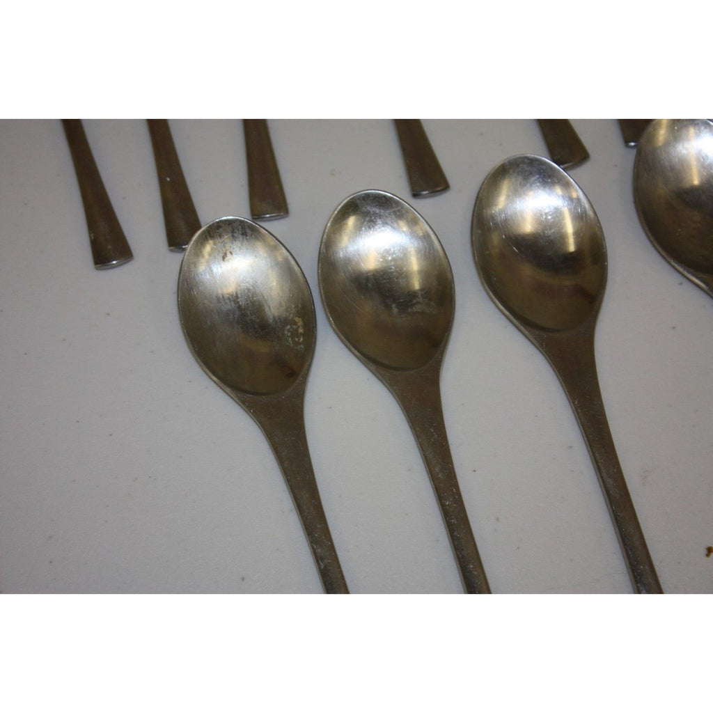 RARE Vintage MCM Dansk Odin Stainless Steel Flatware 24pc Set Jens Quistgaard