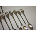 RARE Vintage MCM Dansk Odin Stainless Steel Flatware 24pc Set Jens Quistgaard