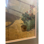 Early 1900s Columbia Bicycles Pope Mfg Co. Advertising Framed Litho SIgn Poster