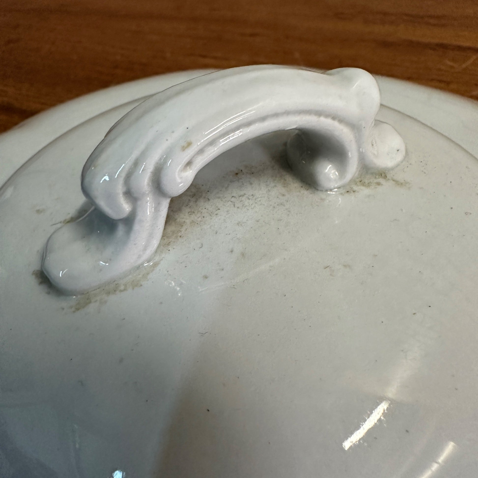 Vintage Royal Ironstone Chamber Pot Replacement Cover Lid  9" Dia.