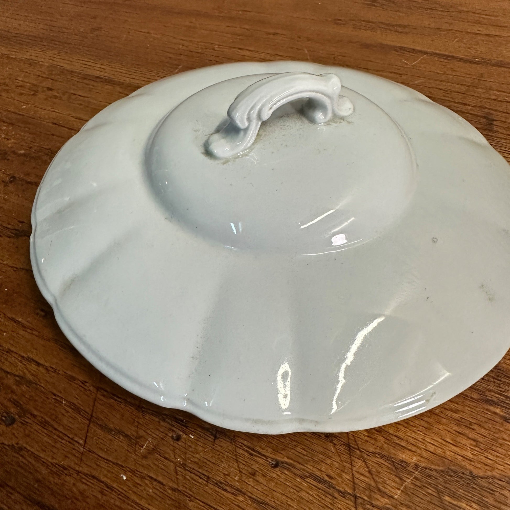 Vintage Royal Ironstone Chamber Pot Replacement Cover Lid  9" Dia.
