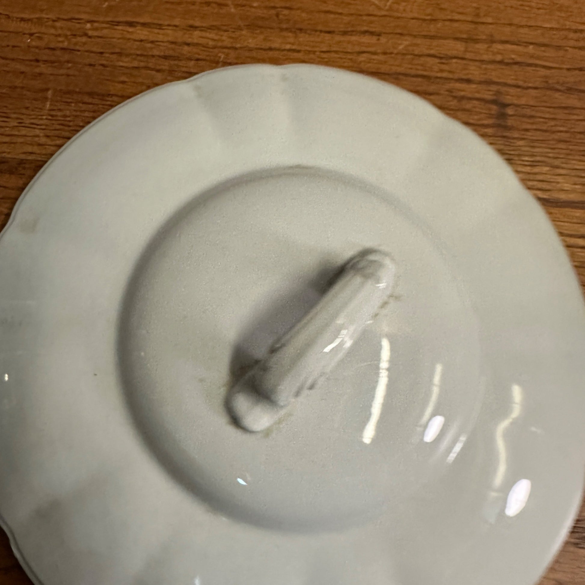 Vintage Royal Ironstone Chamber Pot Replacement Cover Lid  9" Dia.