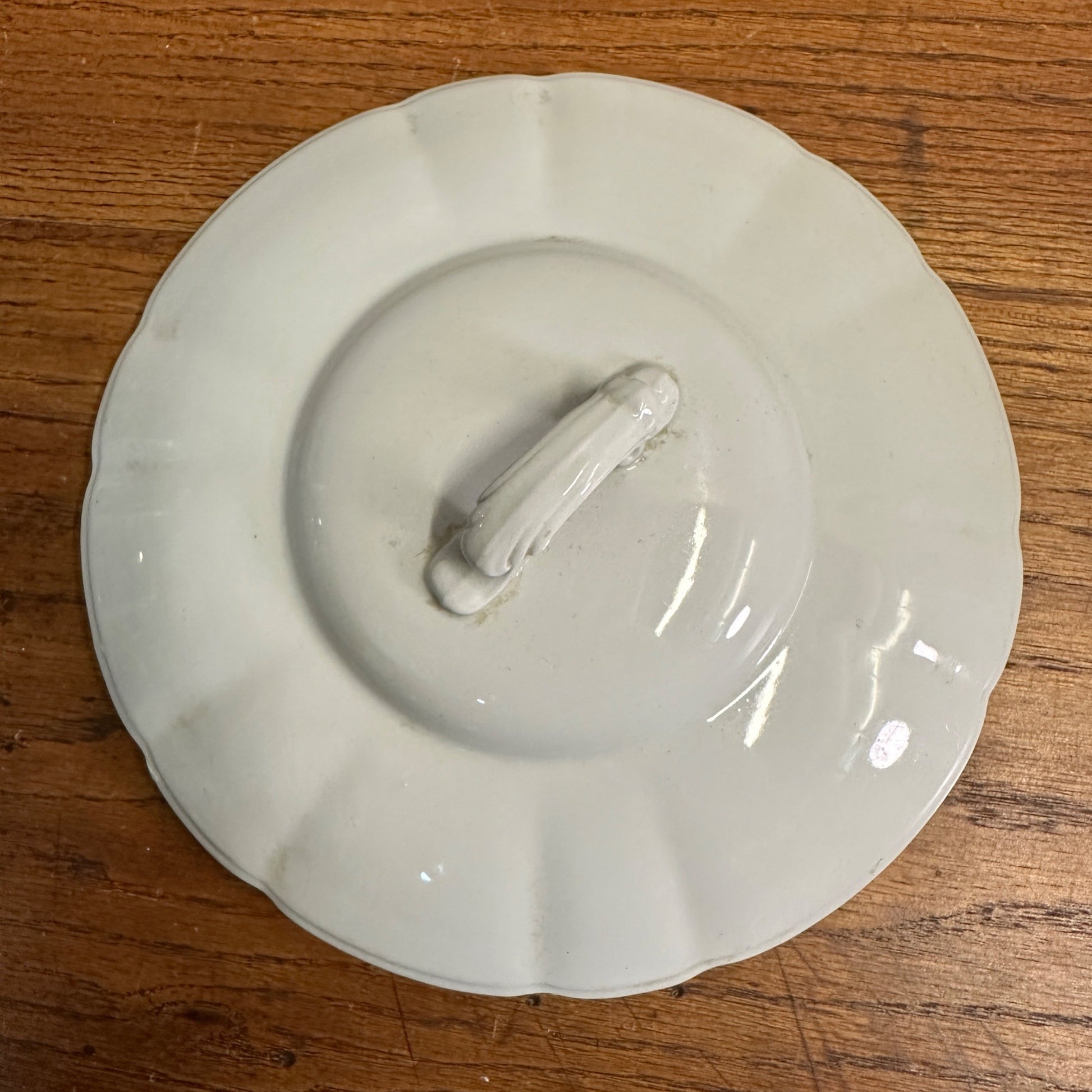Vintage Royal Ironstone Chamber Pot Replacement Cover Lid  9" Dia.