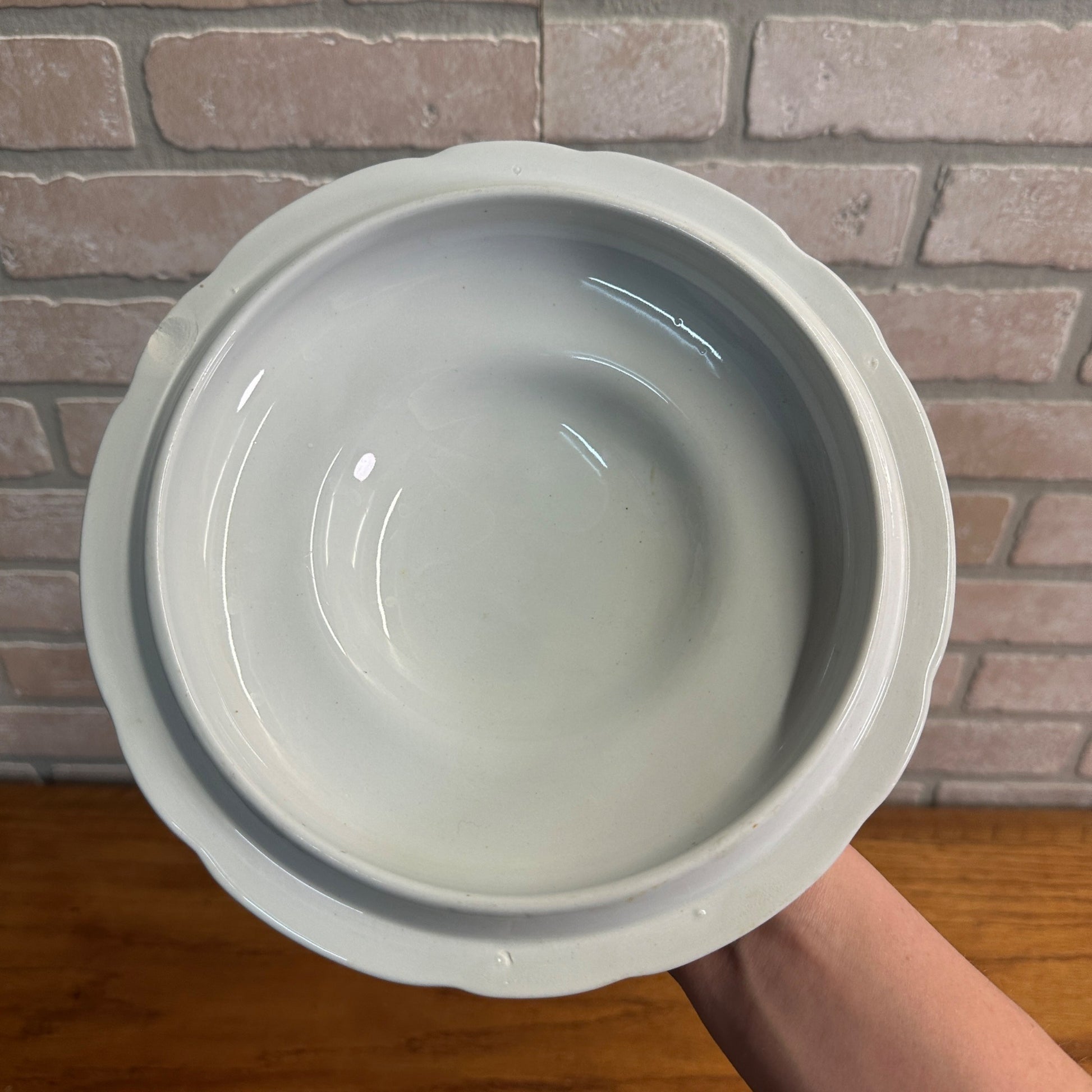 Vintage Royal Ironstone Chamber Pot Replacement Cover Lid  9" Dia.