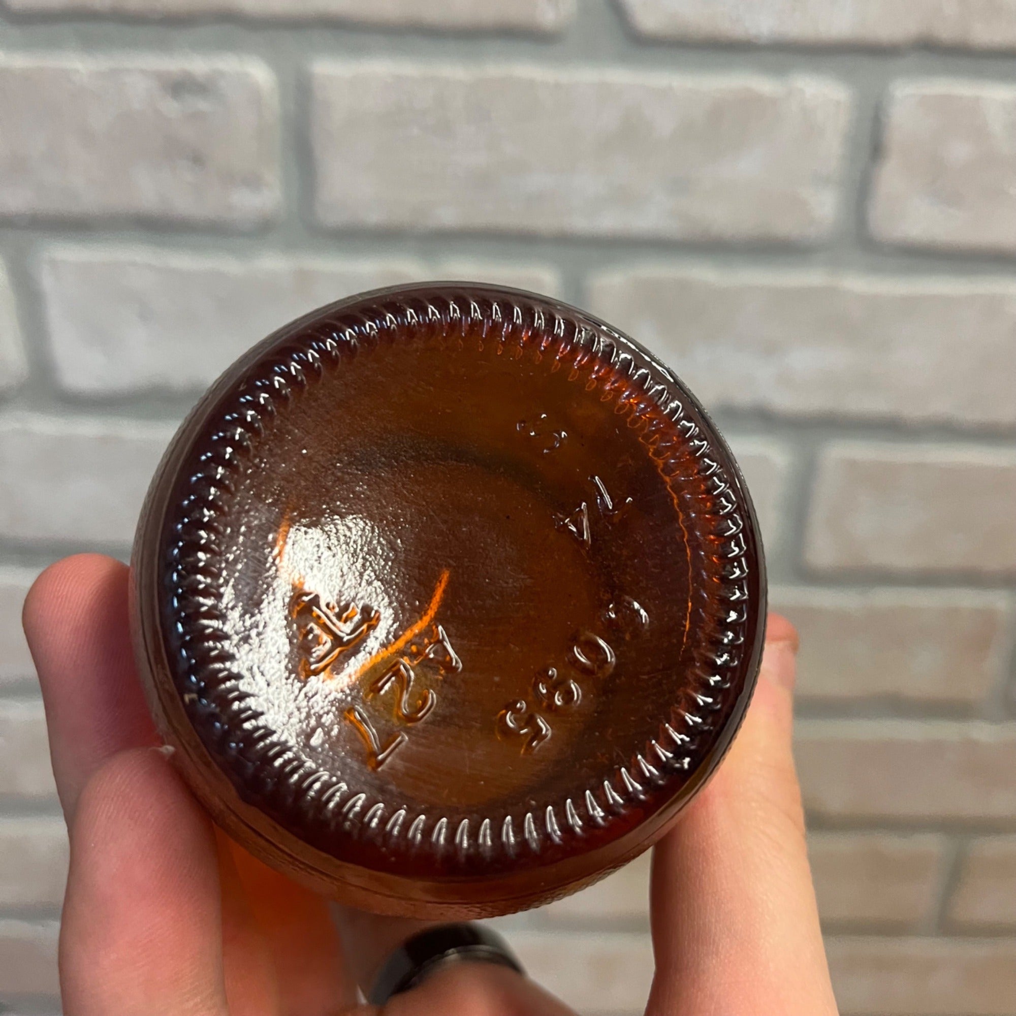 Old German Style Beer (Peter Hand Brewing) Brown Bottle Chicago IL Stubby