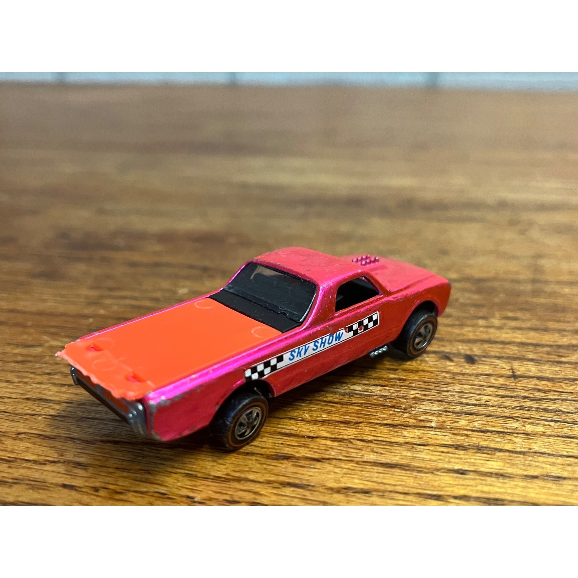 Vintage Hot Wheels Redlines 1968 Custom Fleetside Pink - Clean (Very Good)