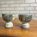 Vintage Taylor Louisville Pottery Sherbert Ice Cream Dessert Dishes Fruit Bowl