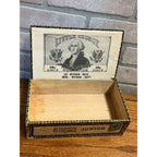 Vintage Little George Washington Wooden Cigar Box Advertising Wisconsin