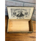 Vintage Little George Washington Wooden Cigar Box Advertising Wisconsin