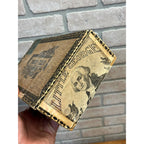 Vintage Little George Washington Wooden Cigar Box Advertising Wisconsin