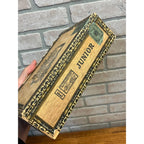 Vintage Little George Washington Wooden Cigar Box Advertising Wisconsin