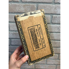 Vintage Little George Washington Wooden Cigar Box Advertising Wisconsin