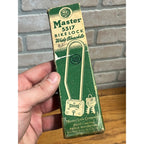 Vintage NOS Master 5517 Wide Shackle Bike Lock w/ Original Box Masterlock Co