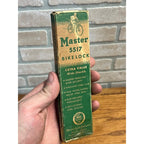 Vintage NOS Master 5517 Wide Shackle Bike Lock w/ Original Box Masterlock Co
