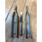 Lot of (3)  Railroad Telephone Pole Wire Insulator Mounts