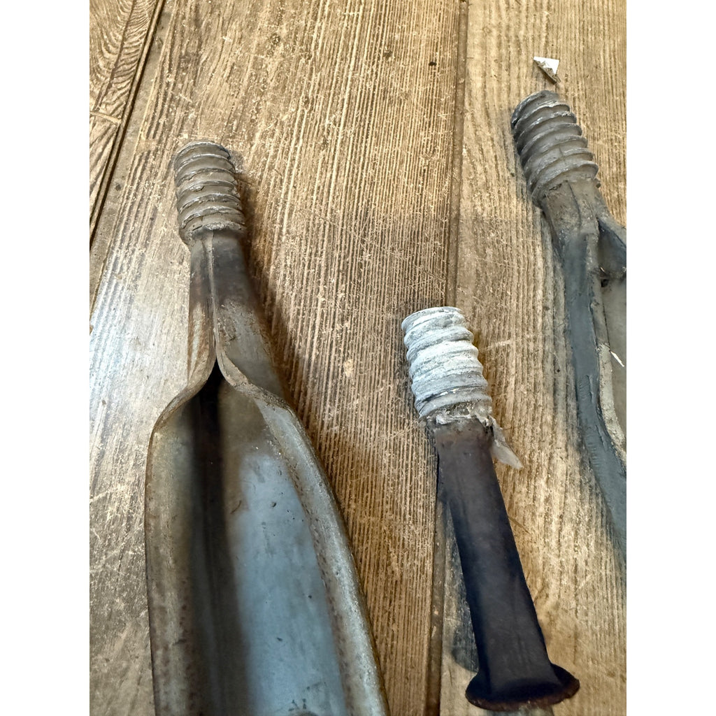 Lot of (3)  Railroad Telephone Pole Wire Insulator Mounts