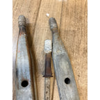 Lot of (3)  Railroad Telephone Pole Wire Insulator Mounts