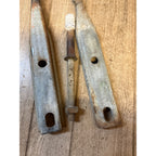 Lot of (3)  Railroad Telephone Pole Wire Insulator Mounts