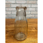 Vintage Fountain City Dairy Fond Du Lac Wisconsin One Pint Glass Milk Bottle