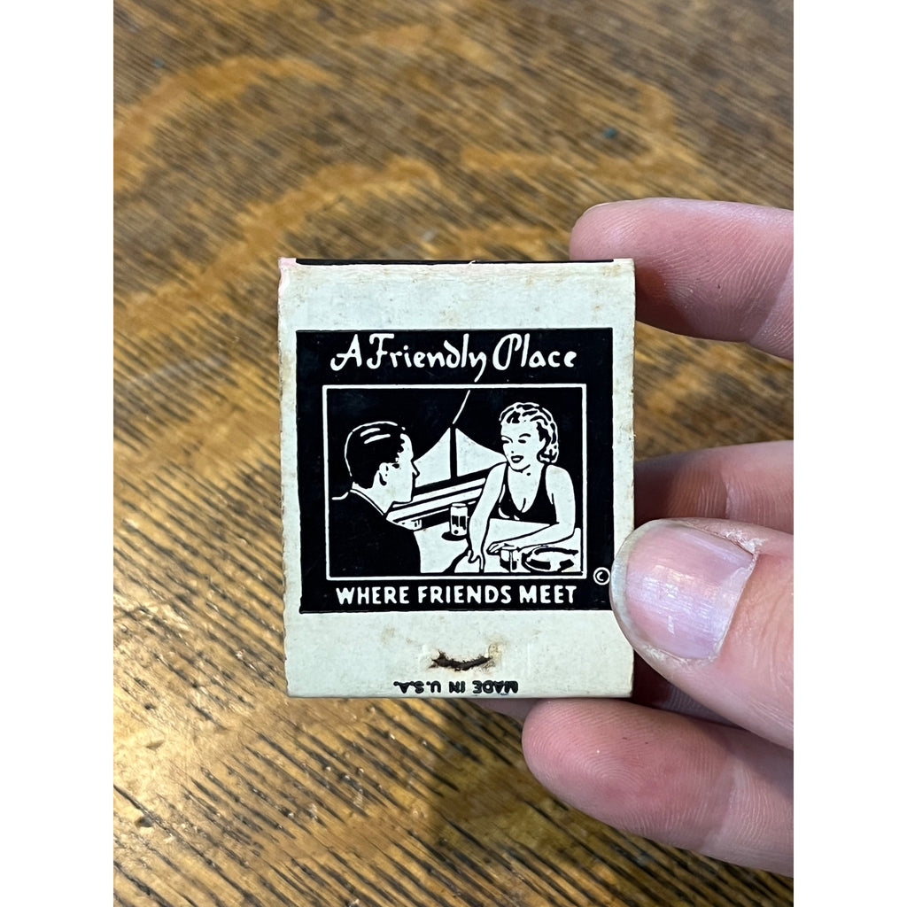 Vintage Matchbook Advertising - Connies Bar - Oshkosh, Wis