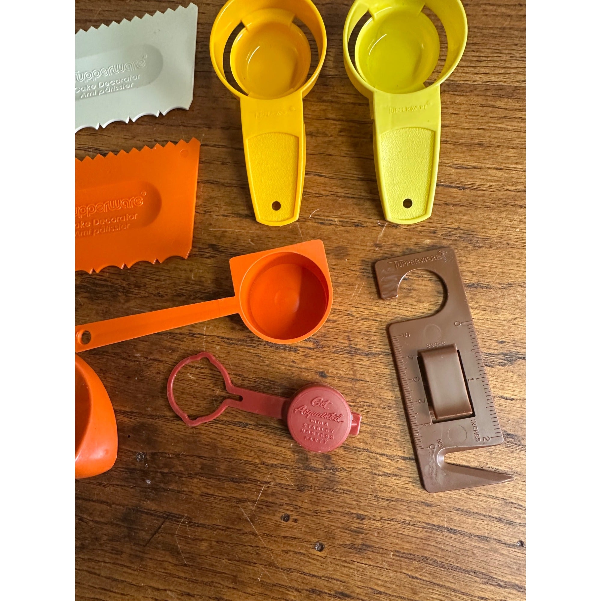 Vintage Tupperware Lot Kitchen utensils Cake Decorators Egg Separators ++