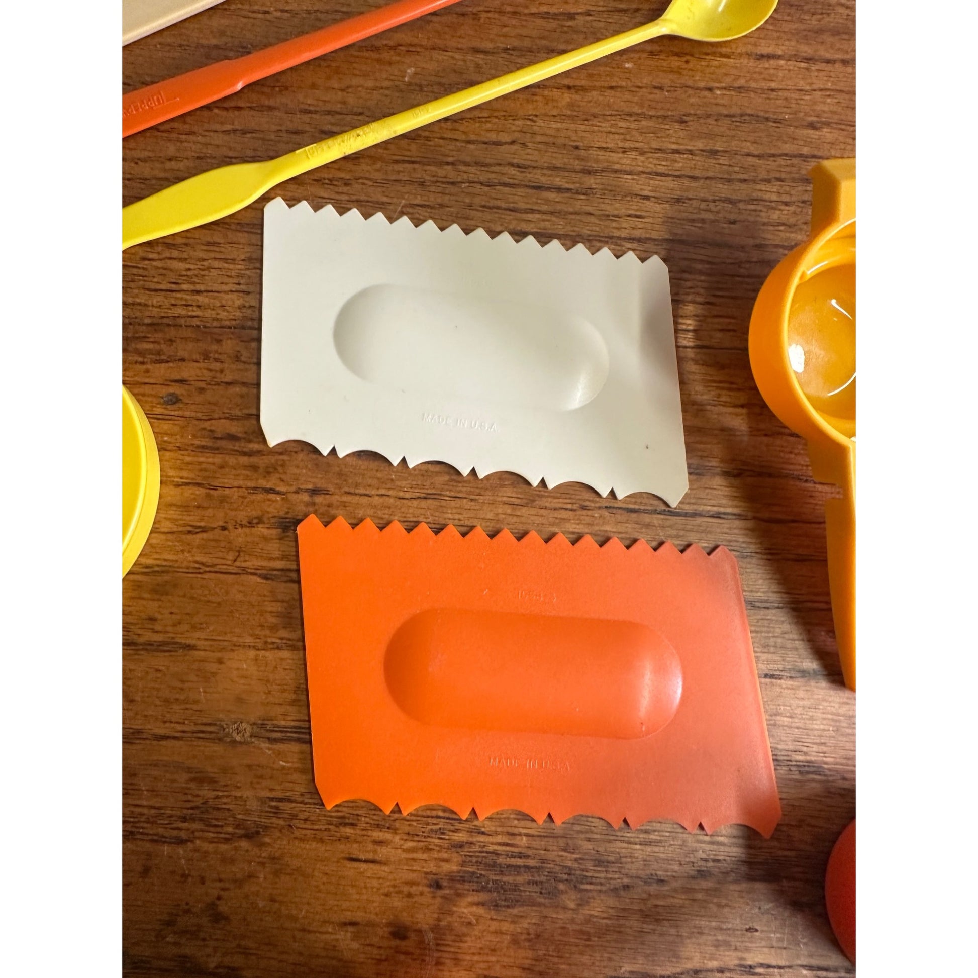 Vintage Tupperware Lot Kitchen utensils Cake Decorators Egg Separators ++