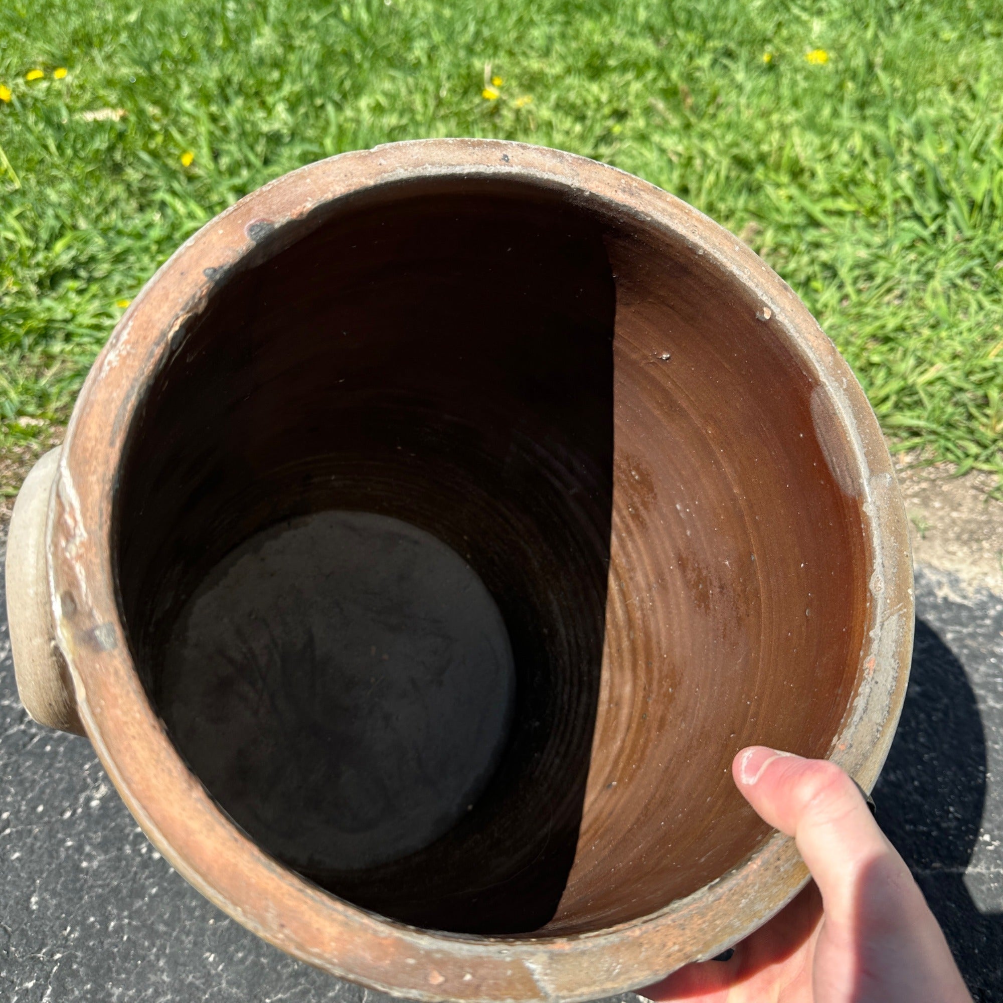 4 Gall Milwaukee Stoneware Co Wisconsin Ornately Decorated Cobalt Crock Churn