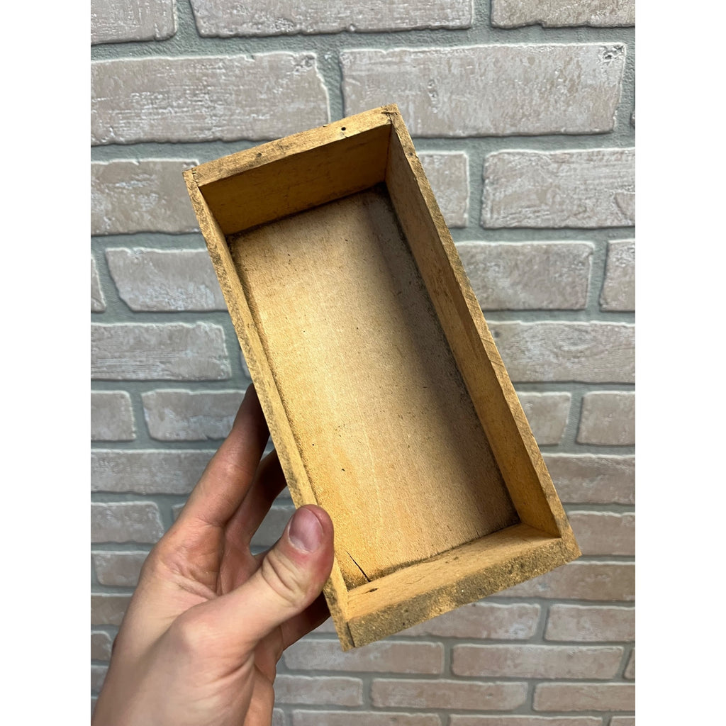 Vintage Wisconsin Cheese Products Mello-Creme 2lb Wooden Box Plymouth Wis WI