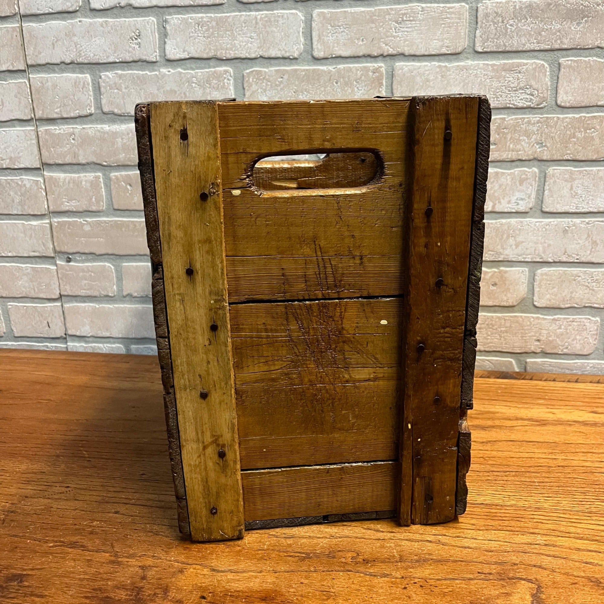 Vintage BUBS BEER Winona MN Picnic Crate Wooden Case for Half Gallon Bottles