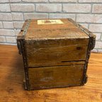 Vintage BUBS BEER Winona MN Picnic Crate Wooden Case for Half Gallon Bottles