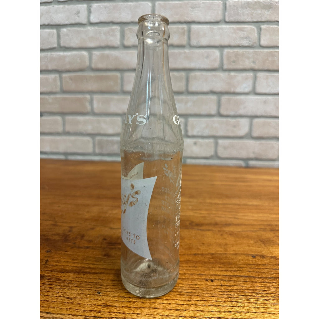 Vintage Gray's Beverages ACl Soda Bottles Janesville Wis Wisconsin 10oz