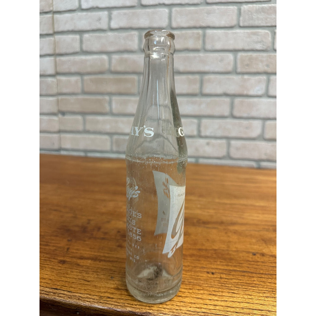 Vintage Gray's Beverages ACl Soda Bottles Janesville Wis Wisconsin 10oz