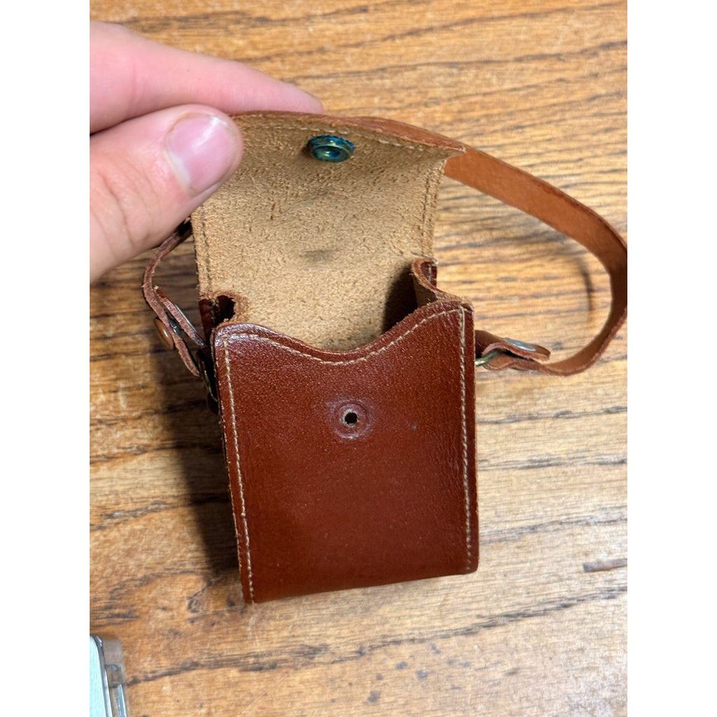 Vintage Universal Minute 16MM Subminiature Camera 1940s Leather Carrying Case New York, USA