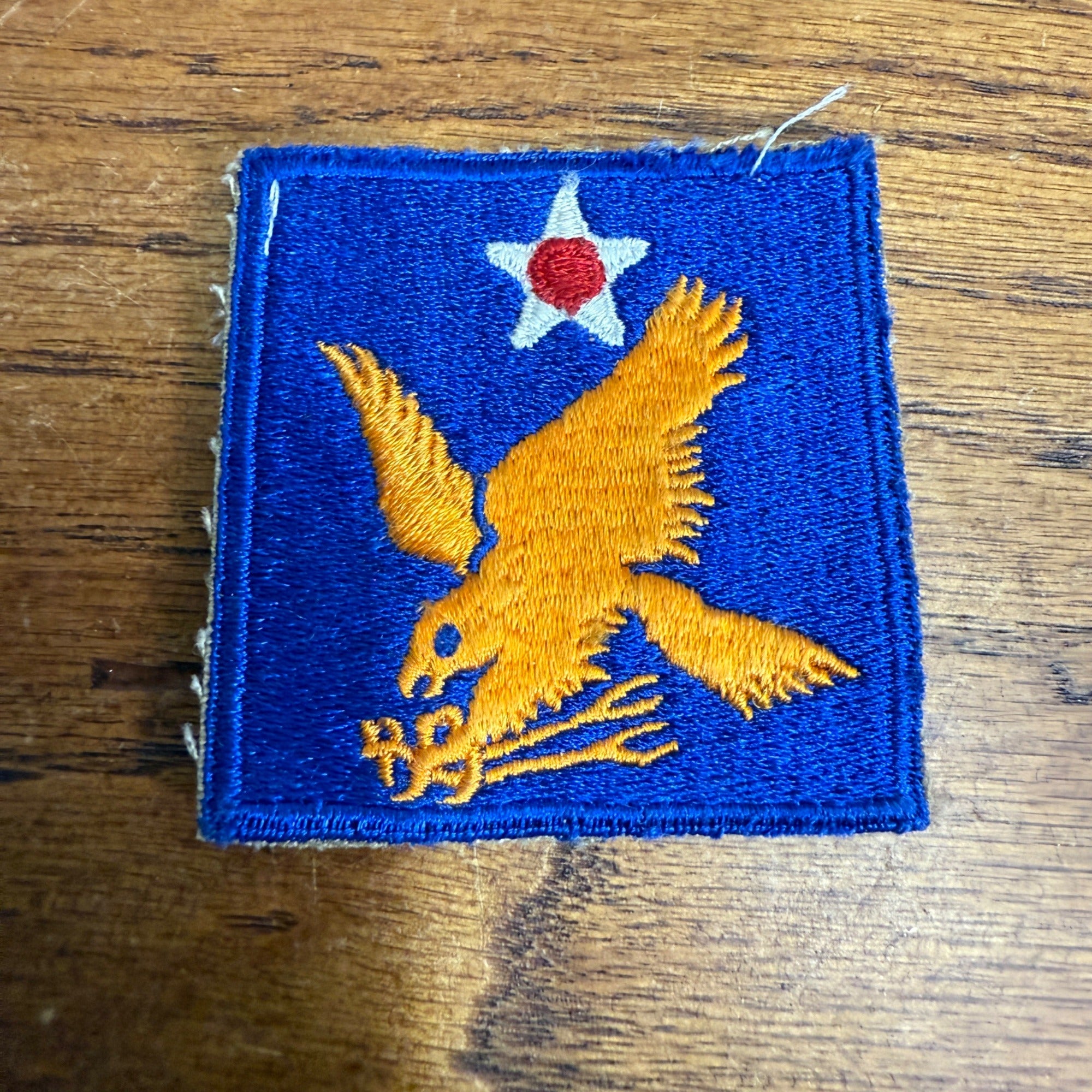 WWII US 2nd Army Air Force Patch Air Corps Star Eagle USAF 2.5" x 2.5"