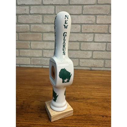 Vintage New Glarus Brewing Co. Oktoberfest Beer Tap Handle Wisconsin