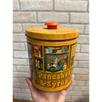 1983 Aunt Jemima Pancake Syrup Tin Americana Kitchen Decor