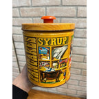 1983 Aunt Jemima Pancake Syrup Tin Americana Kitchen Decor
