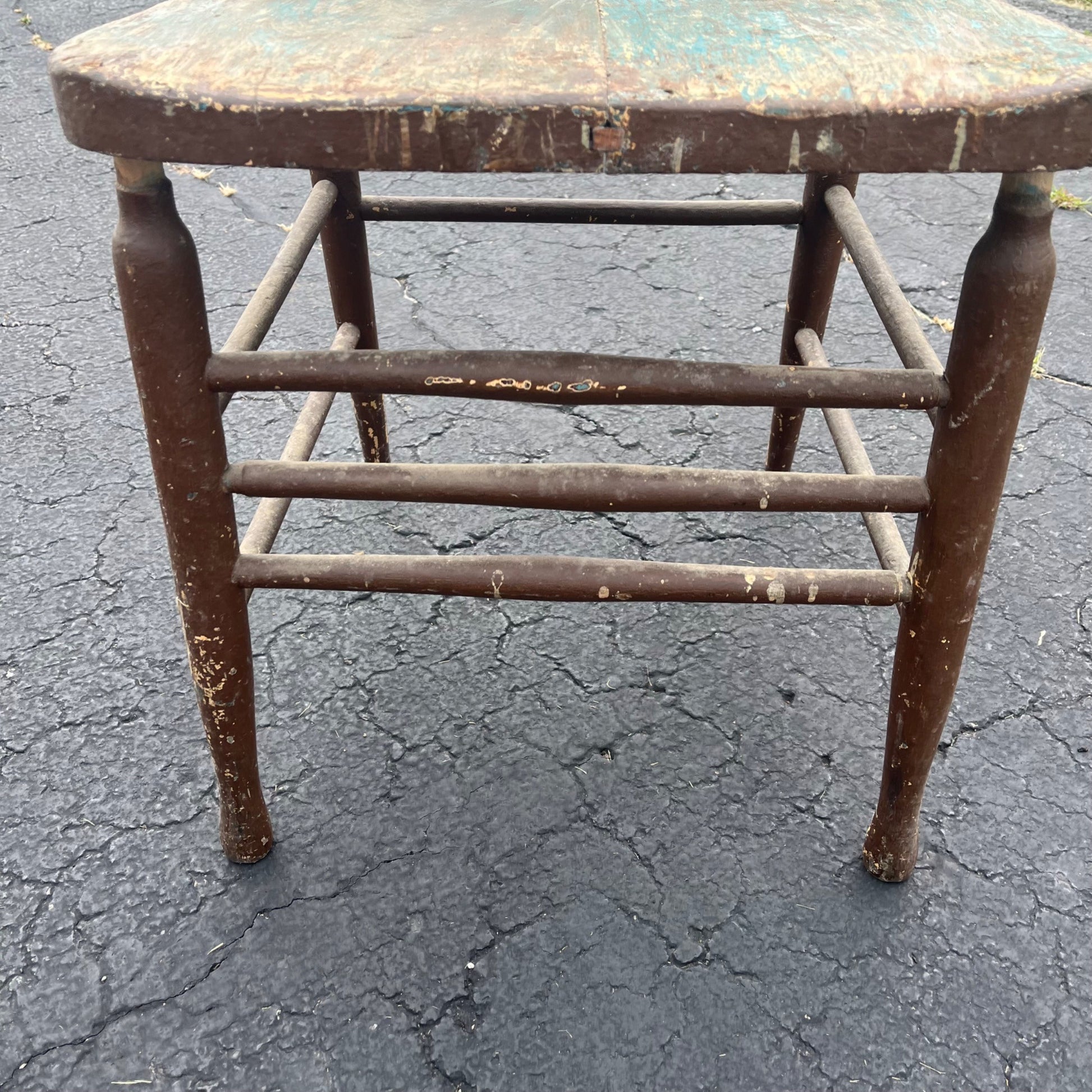 Antique Pabst Beer Brewery Milwaukee Wis Pre-Prohibition Saloon Tavern Oak Chair Pressed Back